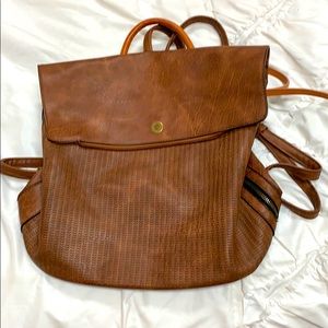 COPY - COPY - Rustic leather backpack/ purse bag